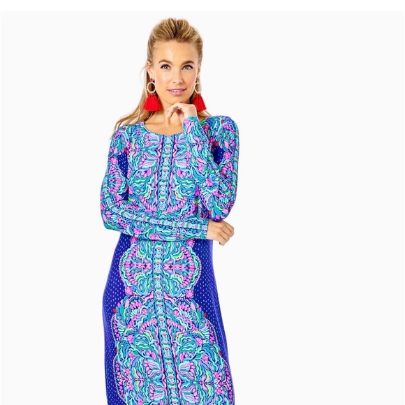 EUC LILLY PULITZER EMMARIE MAXI DRESS - Picture 12 of 15